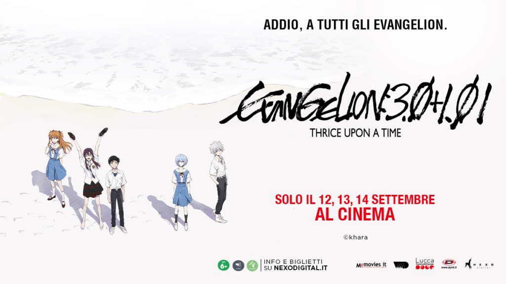 Evangelion 3.0+1.01 Thrice Upon A Time arriva nei cinema italiani